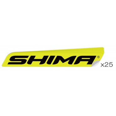 Pakiet 25 Naklejek SHIMA Fluo - 149 x 25 mm
